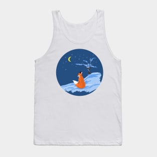 Winter Night Fox Tank Top